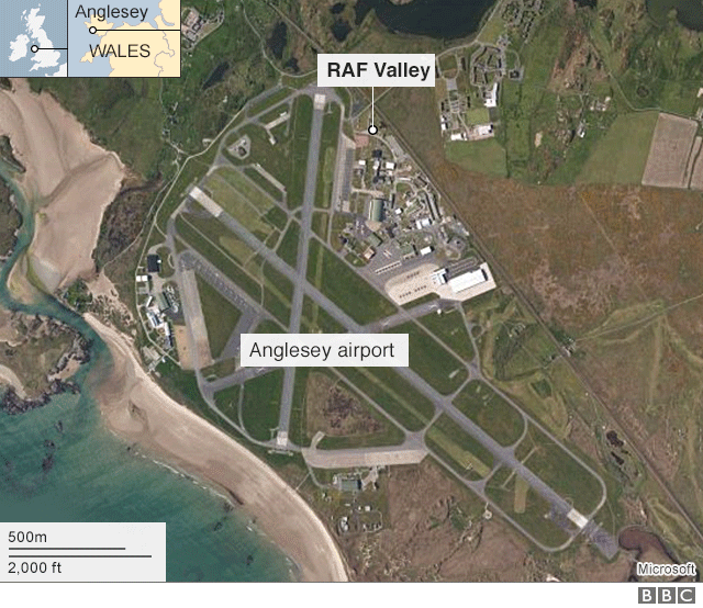 Map of RAF Valley