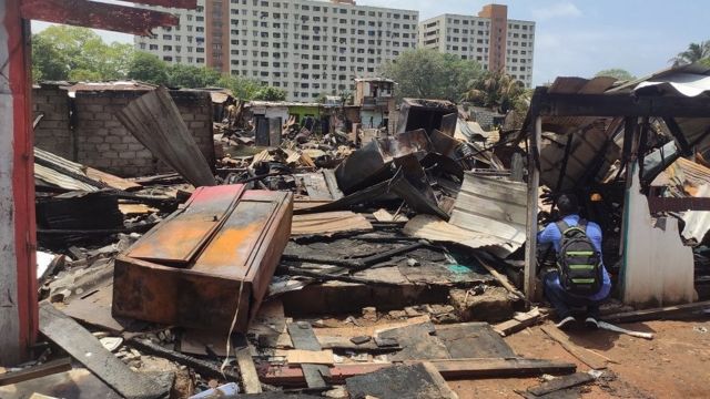 கொழும்பில் தீயினால் வீடுகளை இழந்த மக்கள் தெரிவிப்பு