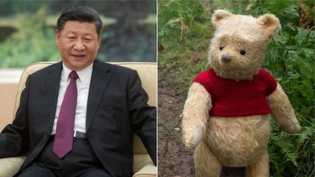 Xi Jinping and Winnie the Pooh