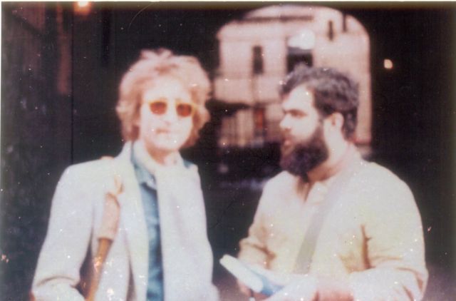 John Lennon e Marco Antônio Mallagoli se encontraram no aniversário de 40 anos de John Lennon