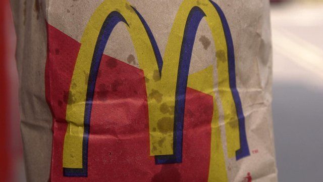 McDonalds take-away bag
