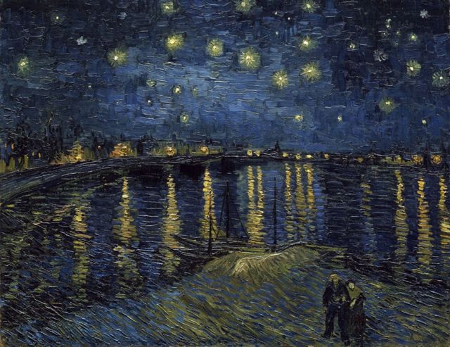 Noche estrellada de Vincent Van Gogh