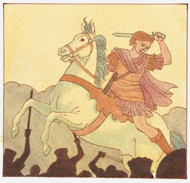 Ilustración de Alejandro Magno