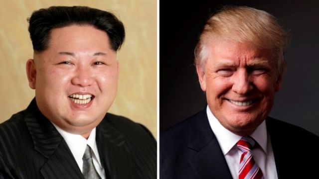 Kim Jong-un and Donald Trump