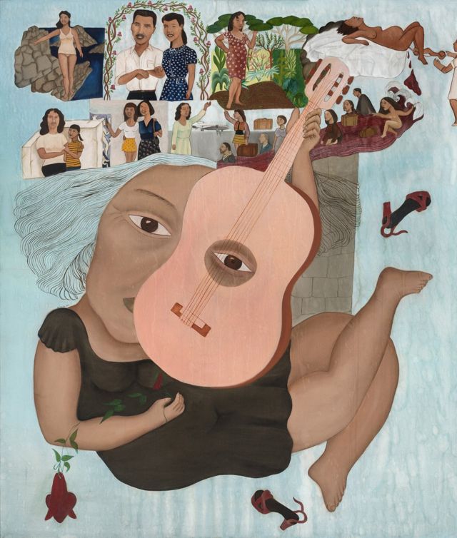 Foto de la obra Bendígame Mamita de Cecilia Vicuña (2017)