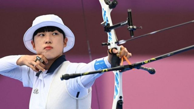 韩国射箭选手安山(photo:BBC)