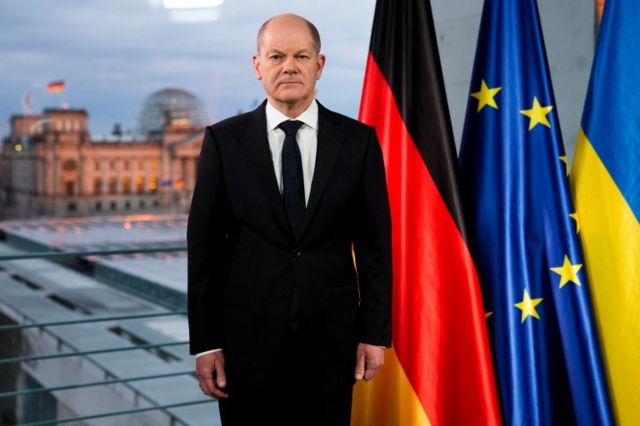 German Chancellor Olaf Scholz