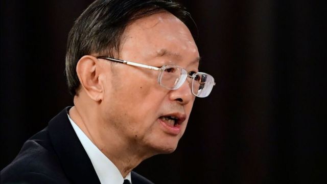 中共中央外事工作委员会办公室主任杨洁篪。(photo:BBC)