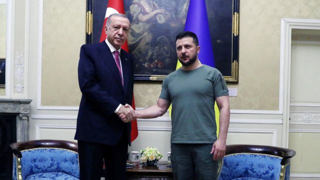 Zelenski et Erdogan