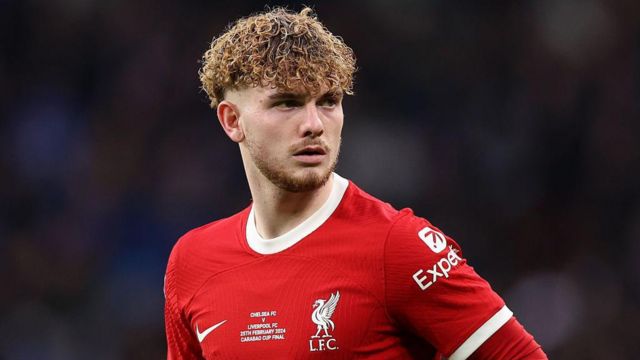 Harvey Elliott of Liverpool during the Carabao Cup Final match between Chelsea and Liverpool at Wembley Stadium