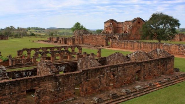 Área dos jesuítas no Paraguai atualmente está destruída