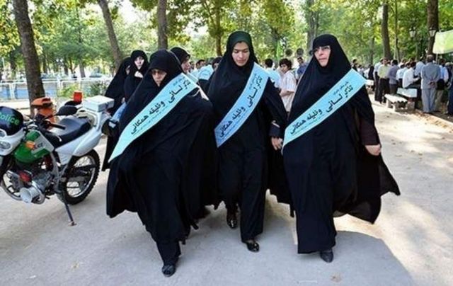 حجاب‌بان ها در تهران 