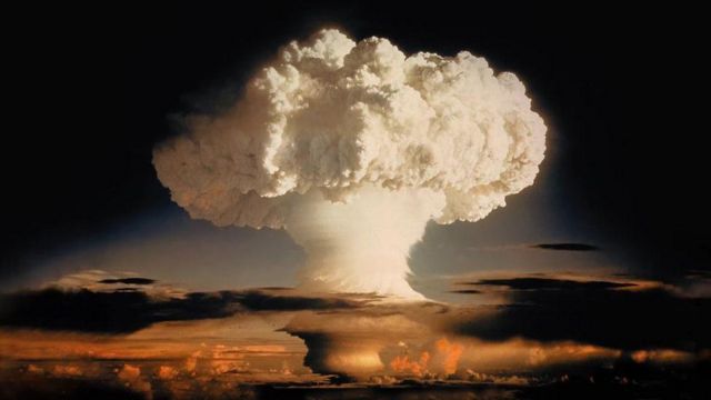 Atom bombası denemesi, mantar bulut 