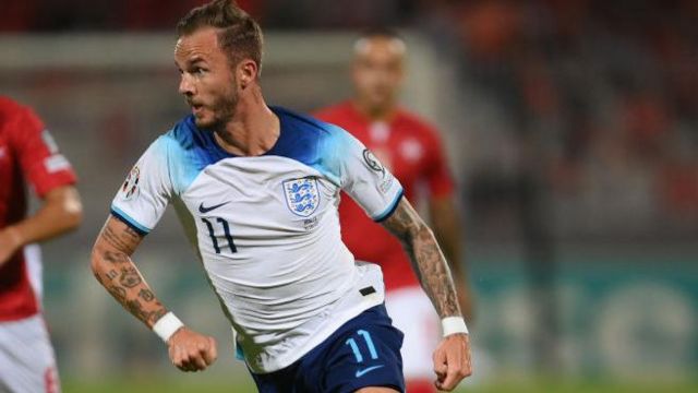 James Maddison of Tottenham Hotspur celebrates their second goal with  News Photo - Getty Images