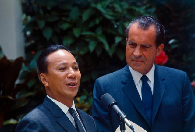 Ông Nguyễn Văn Thiệu và Tổng thống Nixon