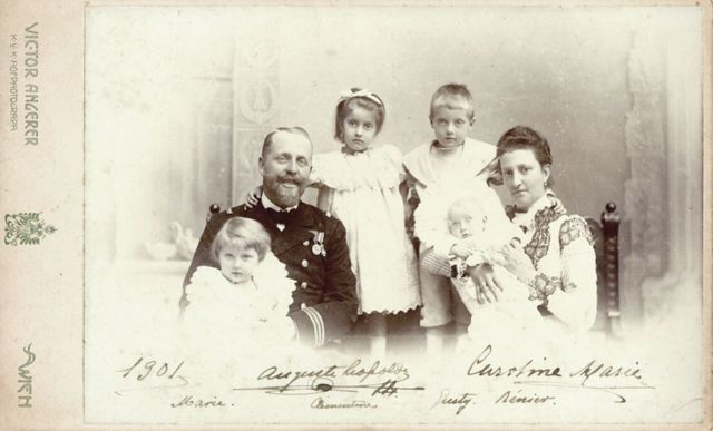 Maria Carolina, Augusto Leopoldo, Clementina, Augusto, Rainer e Carolina