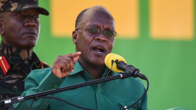 Dar es Salaam: presidente de Tanzania "John Magufuli" En agosto de 2020