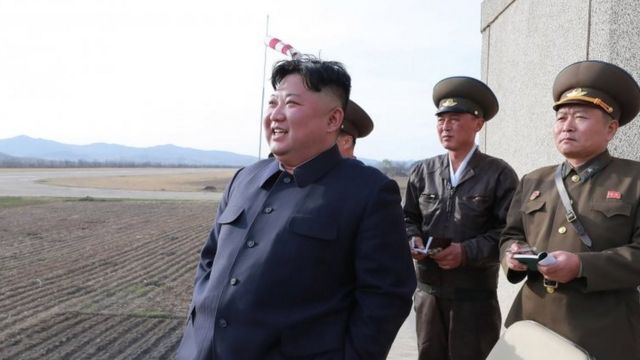 Kim Jong-un supervisa trabajos militares