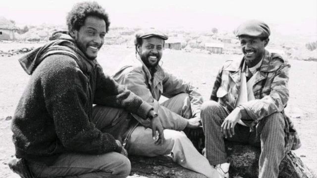 General Tsadkan (center) fought only from 1976 to 1991 against the Ethiopian government