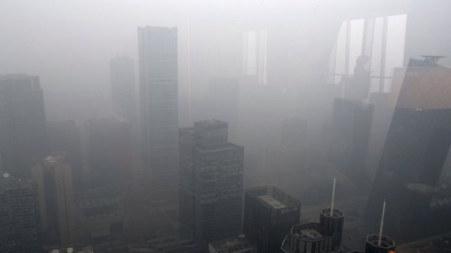 смог в Пекине