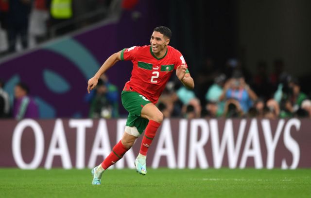 மொரோக்கோ வீரர் ஹக்கிமிக்கு  தாயின் அன்பு தந்த வெற்றி