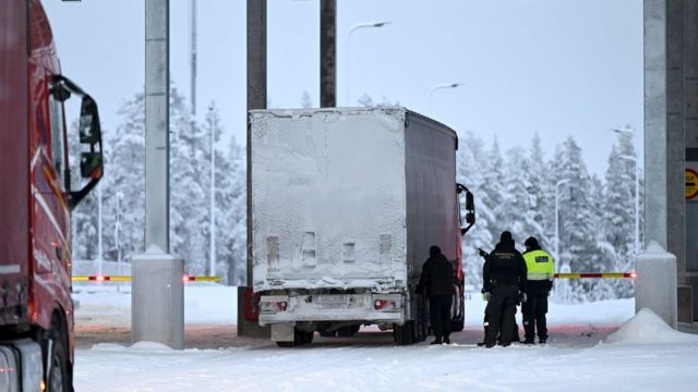 フィンランド最北端のラヤ・ヨーセッピ国境検問所