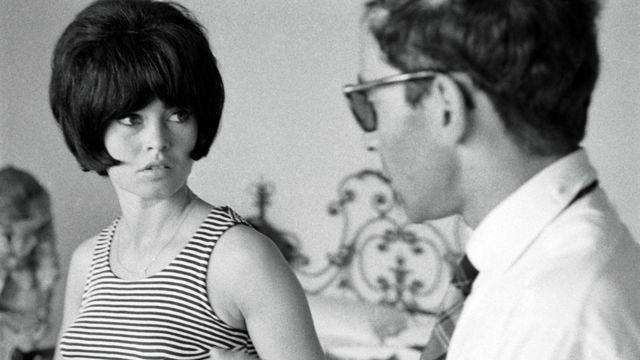 Jean-Luc Godard dirigió a Brigitte Bardot en "Le mépris" en 1963.