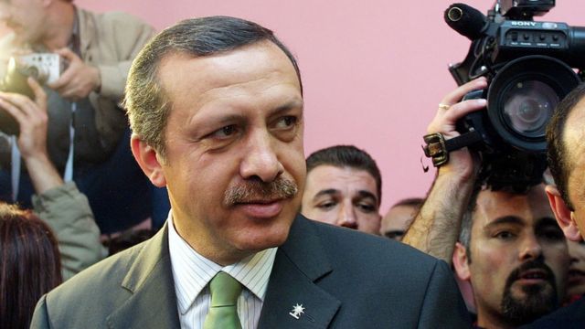 Erdogan en 2002.