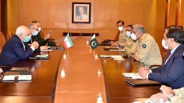 محمدجواد ظریف هفته پیش در اسلام آباد با فرمانده ارتش پاکستان دیدار کرده بود