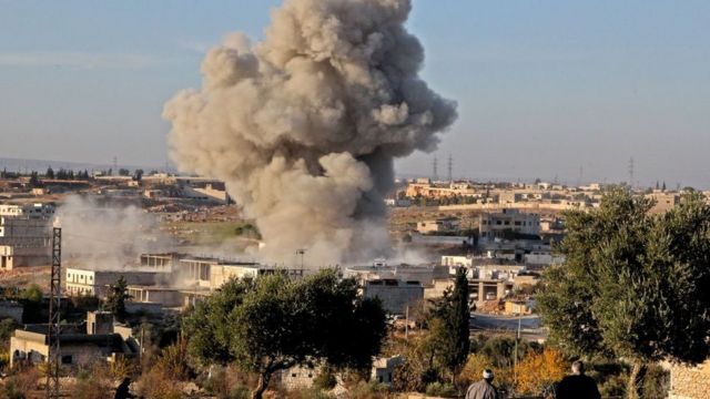 Explosión en un pueblo de Siria