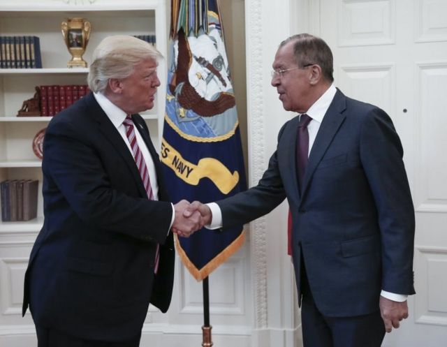 Trump y Lavrov