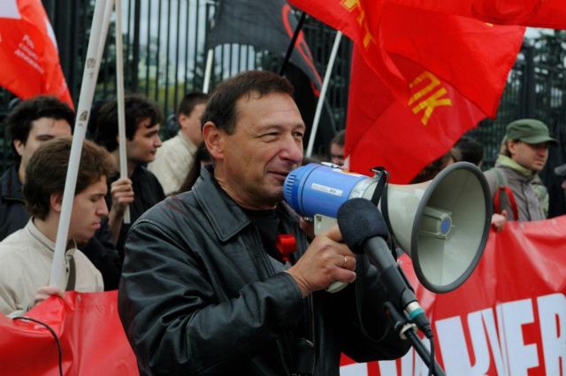 Кагарлицкий на митинге в 2012 году