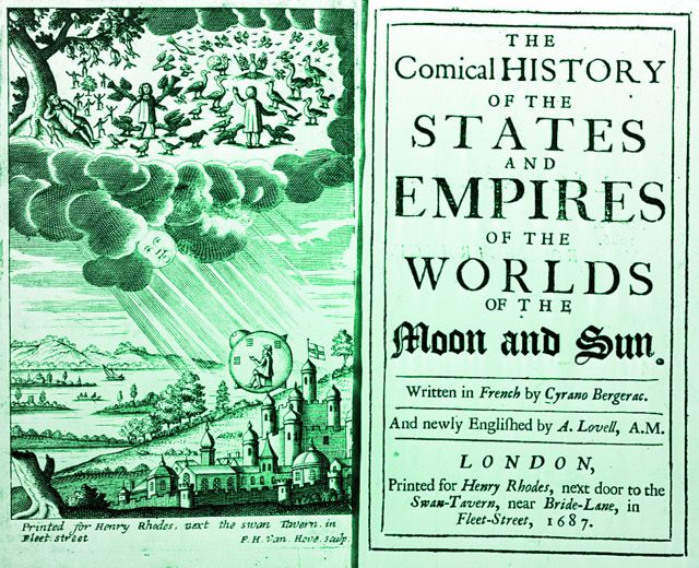 Capa de 'A História Cômica dos Estados e Impérios dos Mundos da Lua e do Sol"