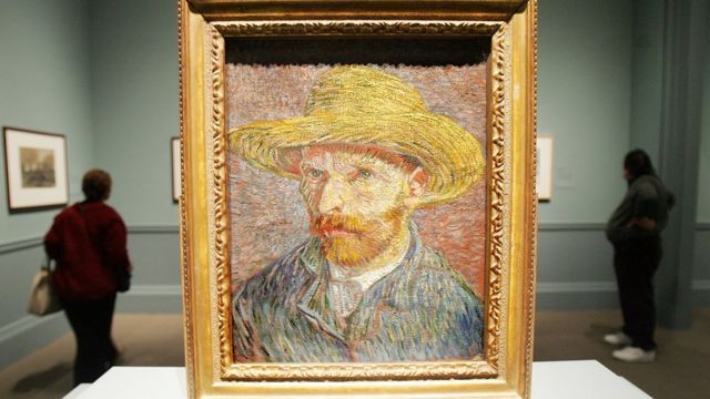 Uno de los retratos de Van Gogh