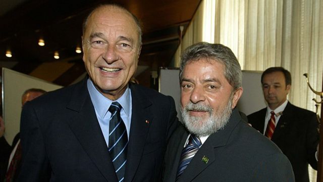 Jacques Chirac e Lula
