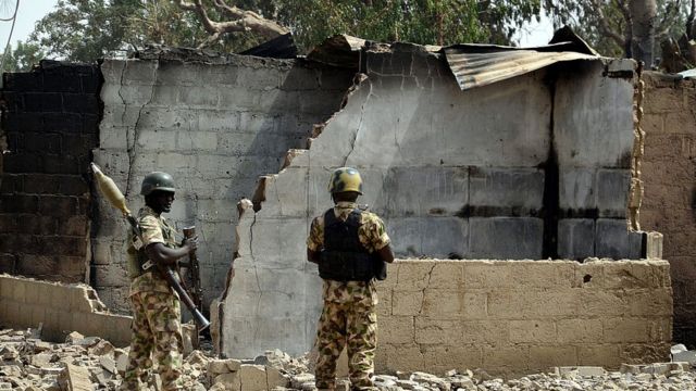 Awọn ọmọogun orilẹede Naijiria nipinlẹ Borno