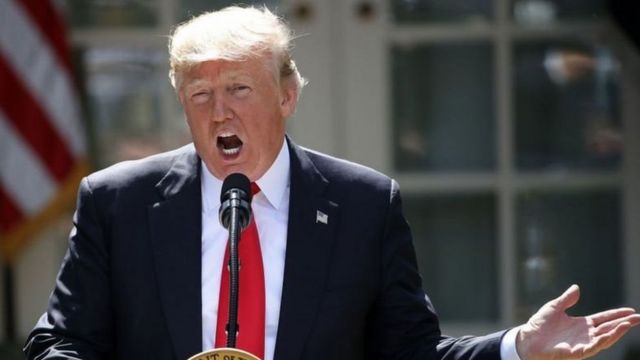 US President Trump announced his withdrawal from the Paris climate accord in June 2017, prompting mixed reactions at home and abroad.