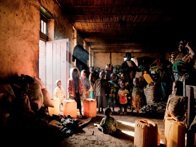 Enfants déplacés dans le territoire de Djugu, province d'Ituri.