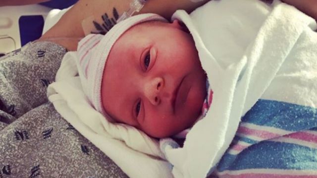 Captura de pantalla de Jameson el bebé de Cassiday Proctor. (Foto: @radiocassiday/Instagram)