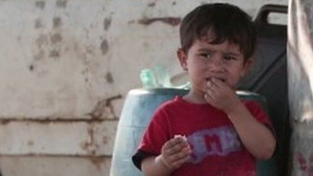 Small child in Aleppo
