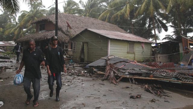 Destruição causada pelo Irma na República Dominicana