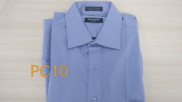 Kemeja Pierre Cardin buatan Indonesia yang dijual seharga Rp99.000.