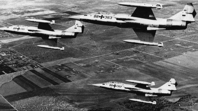 La fuerza aérea alemana perdió casi 300 Starfighters.