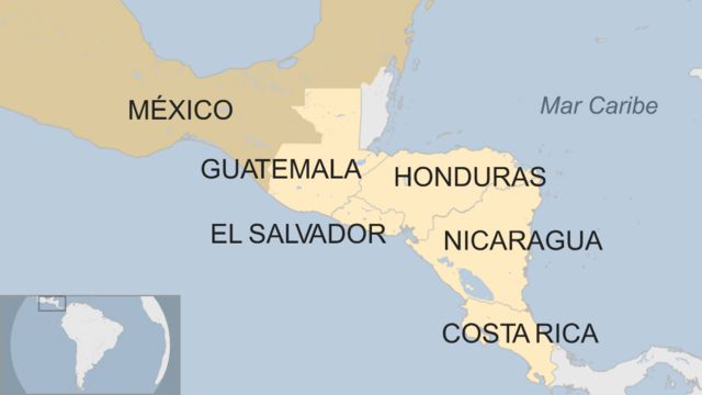 mapa centroamérica