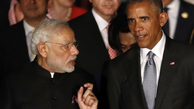 बराक ओबामा, नरेंद्र मोदी