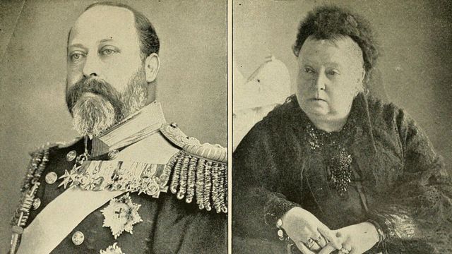 Королева Виктория и Эдуард VII