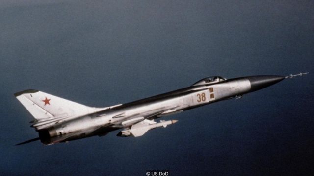 In 1983, a Soviet Su-15 fighter shot down a South Korean airliner, killing 269 people