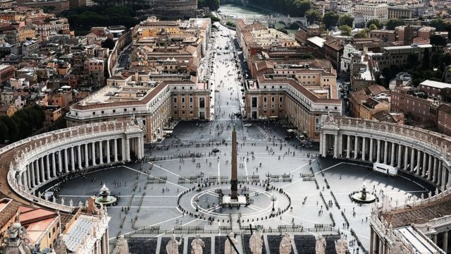 St. Peter's Square in the Vatican