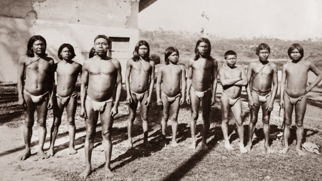 Indigenas en La Chorrera