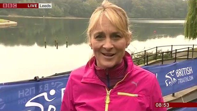 Louise Minchin talks to camera on BBC Breakfast